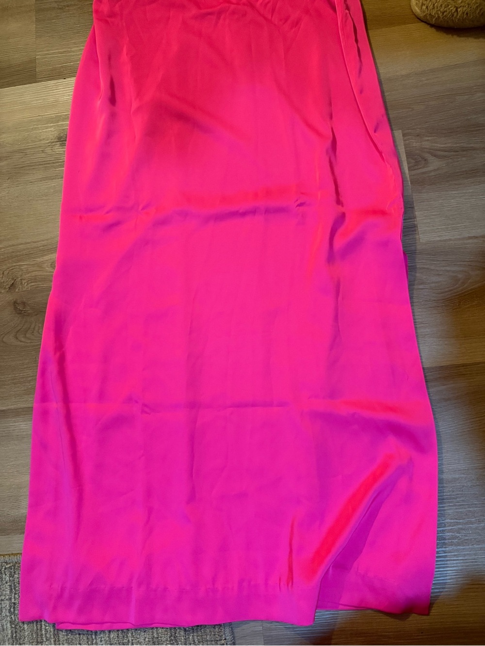 Lilly Pulitzer Hot Pink Strapless Maxi Dress with Bow - Picture 11 of 13